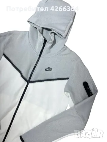 Full zip sweatshirt Nike Sportswear Tech Fleece : Мъжко горнище S, снимка 1 - Спортни дрехи, екипи - 48667306