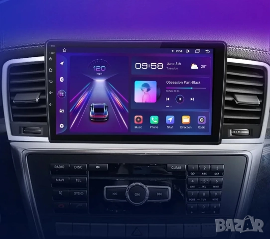 Мултимедия за Mercedes Benz ML, GL, W166, X166, навигация, Android, Мерцедес ML, GL, Андроид, Екран, снимка 8 - Аксесоари и консумативи - 52349450