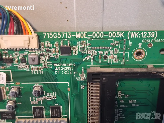 Платка MAIN AV 715G5713-M0E-000-005K от Philips 40PFL4508M/08 DISPLAY LTA400HF30, снимка 2 - Части и Платки - 47796714