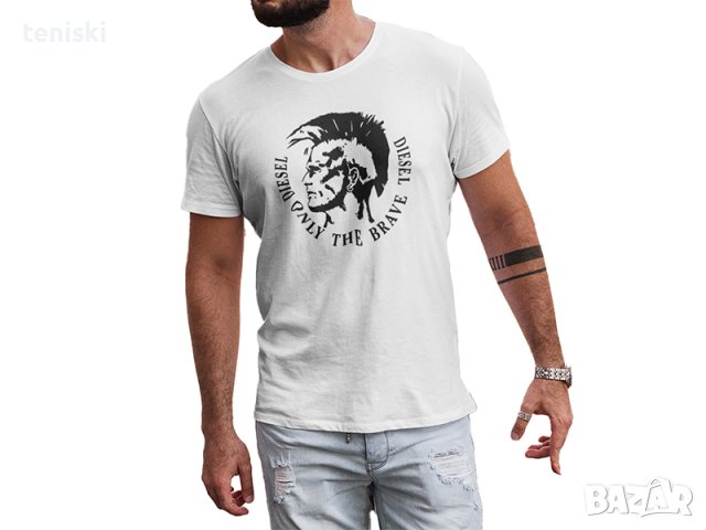 Тениски DIESEL принт, снимка 2 - Тениски - 42352476