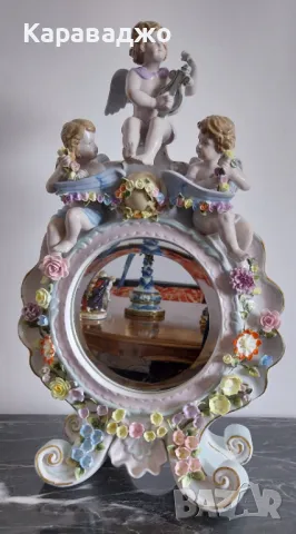 Порцеланово Огледало Sitzendorf XIXвек