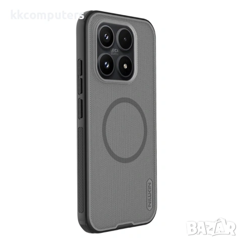 NILLKIN Super Frosted Shield Pro Магнитен Калъф за Xiaomi 17 - Матов PC+TPU, Прозрачно-черен, снимка 3 - Резервни части за телефони - 53800803