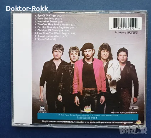 Survivor - eye of the tiger 1990 CD, снимка 2 - CD дискове - 49760222