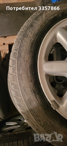 4 оригинални джанти от голф 3 с зимни гуми 185/60R14 , снимка 4 - Гуми и джанти - 52818909