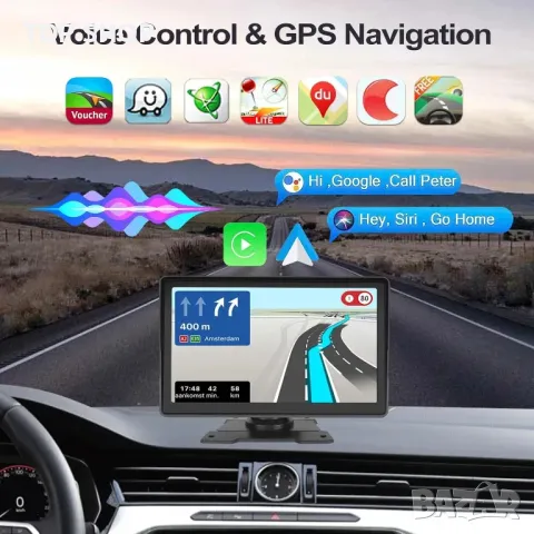 Мултимедия Camecho Wireless Carplay & Android Auto, 7-инчов, снимка 14 - Навигация за кола - 49157060