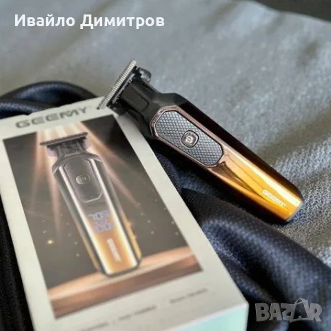 МАШИНКА ЗА ПОДСТРИГВАНЕ GEEMY GM-8058 С LED ДИСПЛЕЙ, снимка 2 - Машинки за подстригване - 56103030
