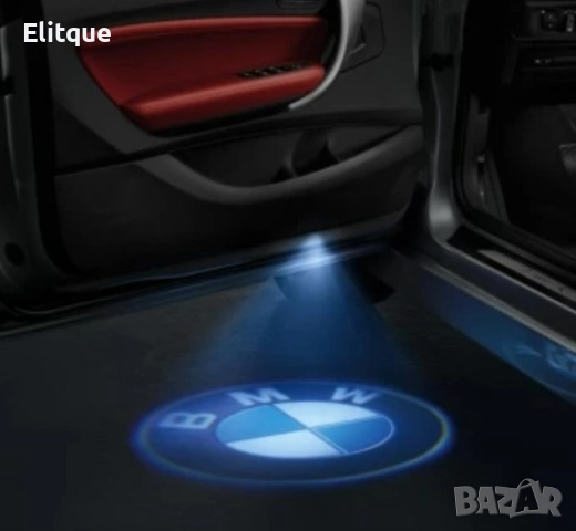 LED лого проектор за врати, 2 бр. M e r c e d e s/ B M W/ V o l k s w a g e n . Работи на батерии, снимка 8 - Други - 52902015