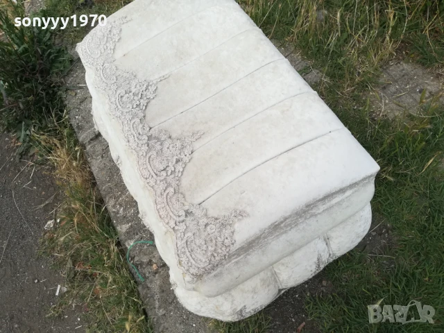 БЯЛА ТАБУРЕТКА 1706251207, снимка 3 - Антикварни и старинни предмети - 50696247