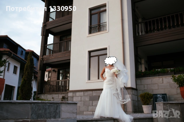 Булчинска рокля, снимка 2 - Сватбени рокли - 53760108