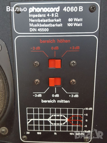 Phonokord 4060-B, снимка 2 - Тонколони - 36488439