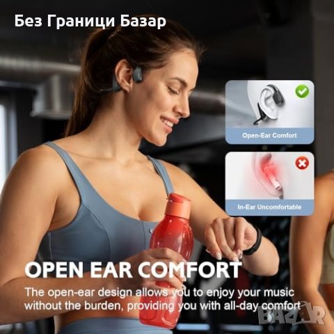 Нови Водоустойчиви Bluetooth Безжични слушалки Спортни костна проводимост, снимка 6 - Слушалки, hands-free - 44498528