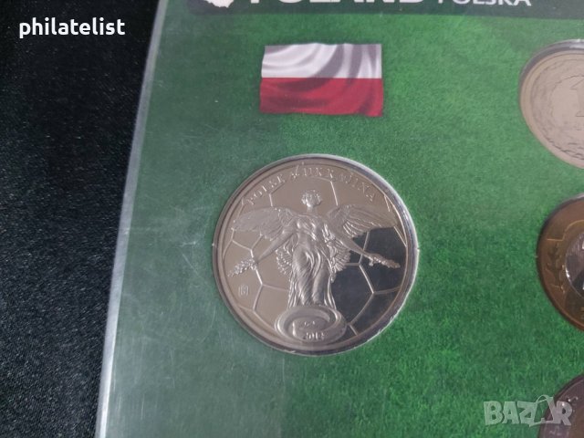 Комплектен сет - Полша 2005-2011 от 9 монети + медал - Европейско първенство по футбол 2012, снимка 3 - Нумизматика и бонистика - 44422377