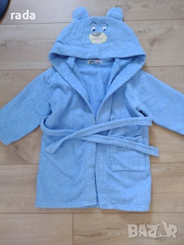 Детски памучен халат , снимка 3 - Хавлии и халати - 41619302