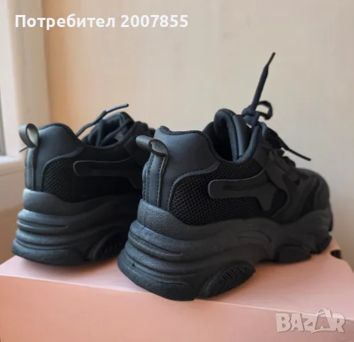 Черни дамски сникъри, снимка 7 - Маратонки - 53922423