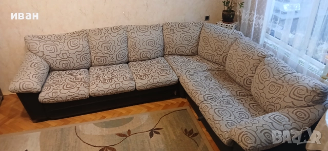 Ъглов диван-разтегателен