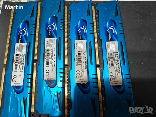 16GB (4x4GB) DDR3 2133MHz G.Skill Ares Blue