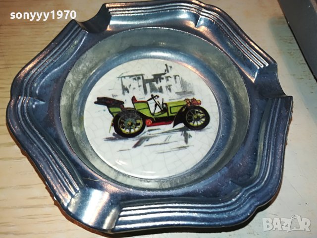 ПЕПЕЛНИК С РЕТРО АВТОМОБИЛ ОТ ГЕРМАНИЯ 0404231113, снимка 3 - Колекции - 40248010