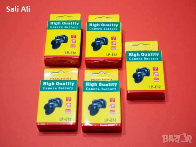 CANON LP-E12 батерия заместител за EOS M M10 M50 M100 Rebel SL1 и др, снимка 3 - Батерии, зарядни - 52674720