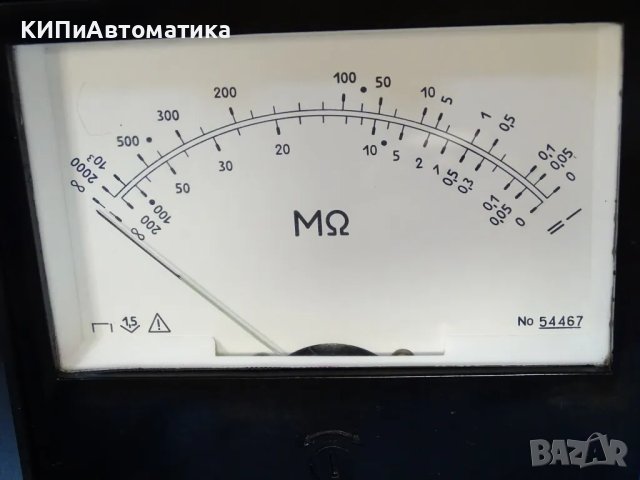 Мегаомметър Ф4102/2 1000V/2500V, снимка 3 - Други машини и части - 49726503
