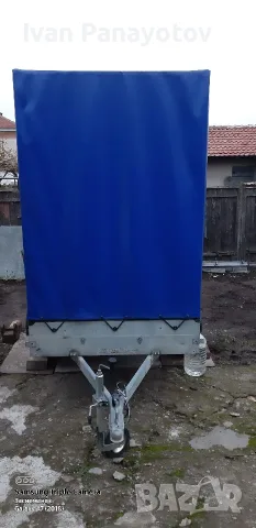 Покрито ремарке за продан, снимка 2 - Ремаркета - 55967944
