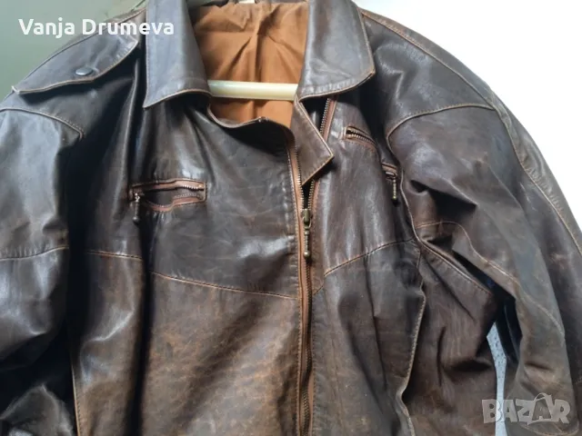 оригинално кожено яке от естествена кожа , снимка 11 - Якета - 47624197