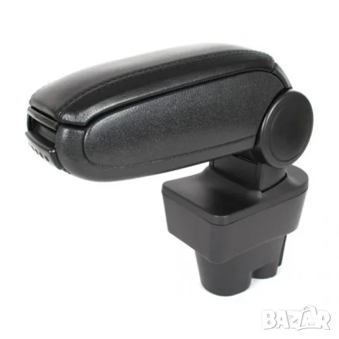 Подлакътник за Peugeot 207, 207 SW и 207 CC 2006-2014 от черна еко кожа