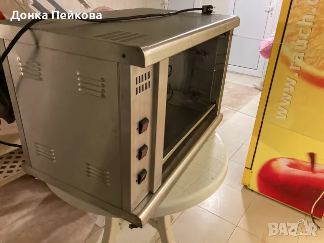 Електрически грил за пилета с въртящи се шишове, снимка 3 - Обзавеждане на кухня - 50136365