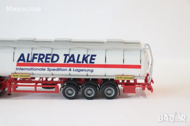 HERPA H0 1/87 MERCEDES ACTROS ЦИСТЕРНА МОДЕЛ КОЛИЧКА КАМИОН, снимка 3 - Колекции - 49934439