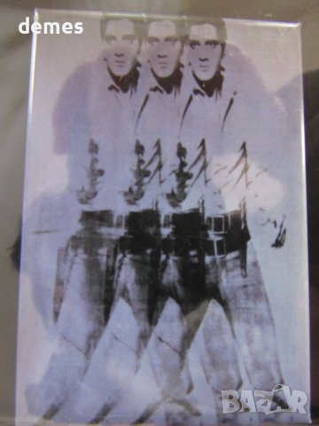 Метален магнит от Лондон-Елвис Пресли, Великобритания-, снимка 2 - Колекции - 44329614