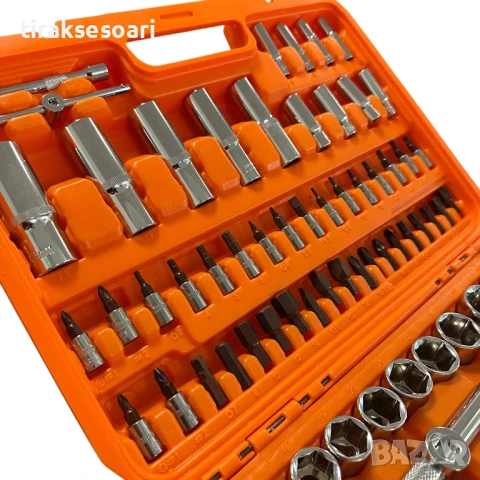 Професионален Гедоре куфар 108 части - За майстори и професионалисти, снимка 3 - Гедорета - 50787581