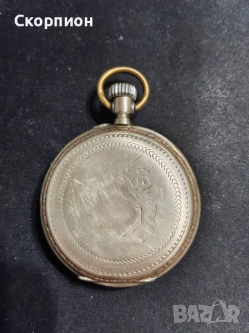 Швейцарски СРЕБЪРЕН джобен часовник 1901г. - 6 Рубина-ПЕРФЕКТЕН, снимка 18 - Джобни - 51389541