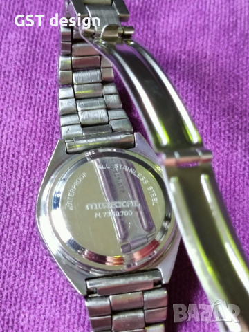 Изключително рядък Дамски Швейцарски Часовник Mirexal 70г. Waterproof Дата Swiss Made, снимка 6 - Дамски - 44667882