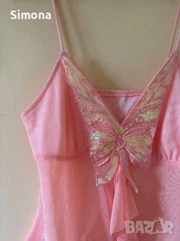 Y2K розов потник, снимка 2 - Потници - 53386291