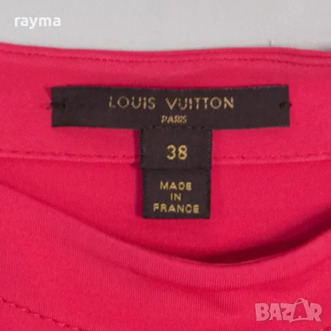 Оригинална мини червена рокля Louis Vuitton, снимка 3 - Рокли - 48066533