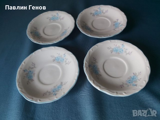 4 броя порцеланови чинийки STIPO DOROHOI , порцелан, снимка 4 - Чинии - 40096356