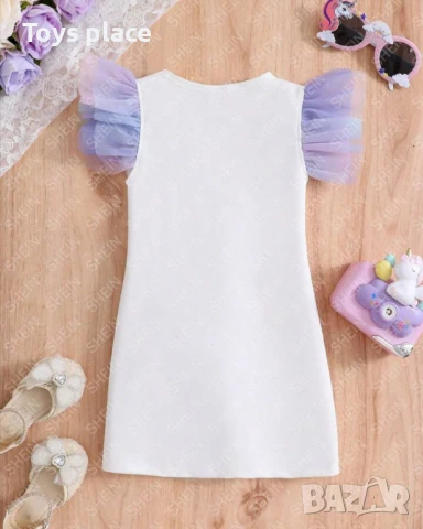 6г Нова разкошна празнична рокля Еднорог, снимка 2 - Детски рокли и поли - 50934039