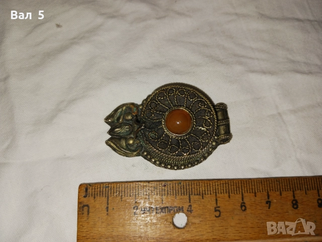 Стара красива метална кутийка за благовония - филигран, снимка 2 - Антикварни и старинни предмети - 52938638