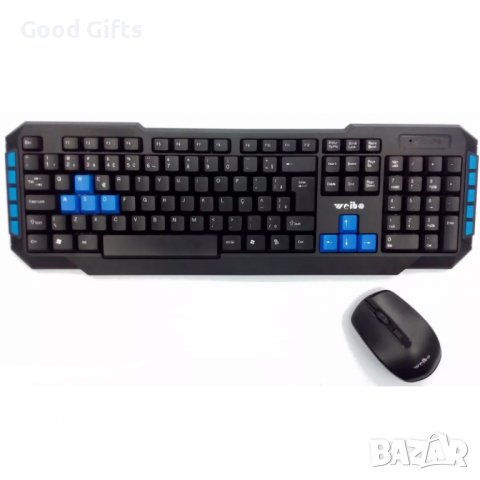 Водоустойчива Безжична клавиатура с мишка Weibo WB-8099, снимка 2 - Клавиатури и мишки - 39301110