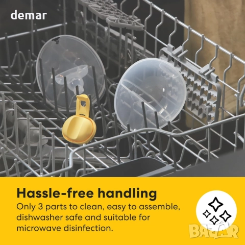 Електрическа помпа за кърма Medela Motion InBra – високоефективна, снимка 7 - Помпи за кърма - 52679566