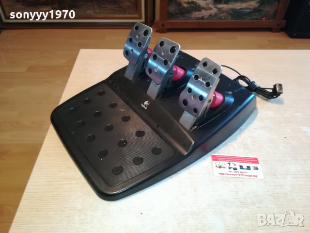 LOGITECH-ПЕДАЛИ ЗА ИГРА ВНОС ГЕРМАНИЯ 0702221128, снимка 8 - Аксесоари - 35700251