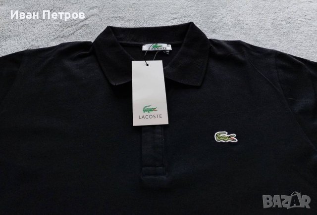 Lacoste Polo T shirt Фланелка с къс ръкав и яка спортни елегантна има и други цветове , снимка 2 - Тениски - 40353305