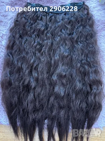 Тъмно кафяви екстеншъни за удължаване