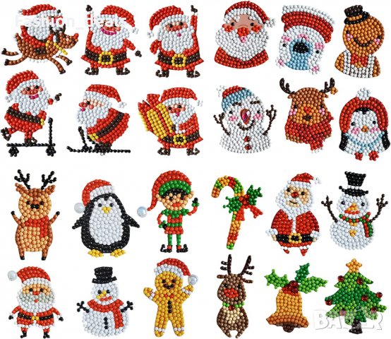 Нов комплект коледен 5D диамантен гоблен Декорация Арт Релакс