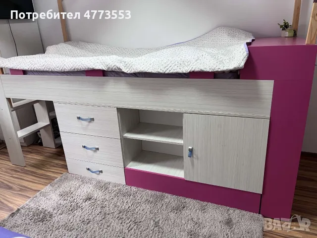 Детско легло за матрак 90/200, снимка 3 - Мебели за детската стая - 56246096