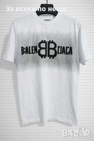 Balenciaga Мъжка Тениска👕Мъжка Блуза С Къс Ръкав - Различни Цветове Код Urban2, снимка 2 - Тениски - 53666204