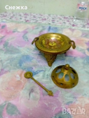 стогодишна испанска кадилница, снимка 3 - Антикварни и старинни предмети - 52299553