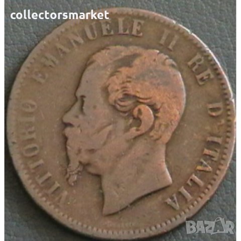 10 центисими 1866, Италия, снимка 2 - Нумизматика и бонистика - 34631012