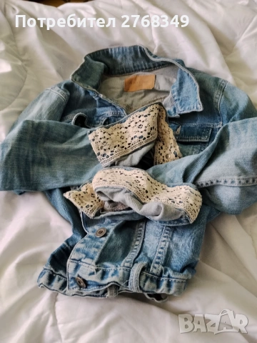 Дамско дънково яке 