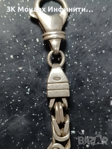 Сребърен Ланец, снимка 6 - Колиета, медальони, синджири - 52667336