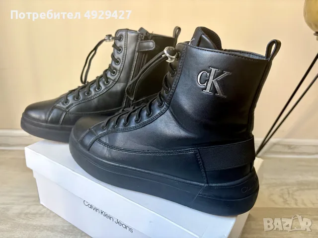 Calvin Klein Jeans боти 38 номер, снимка 5 - Дамски боти - 55797741